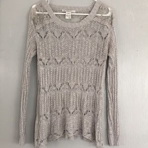 Grey Knit Sweater from American Rag XL